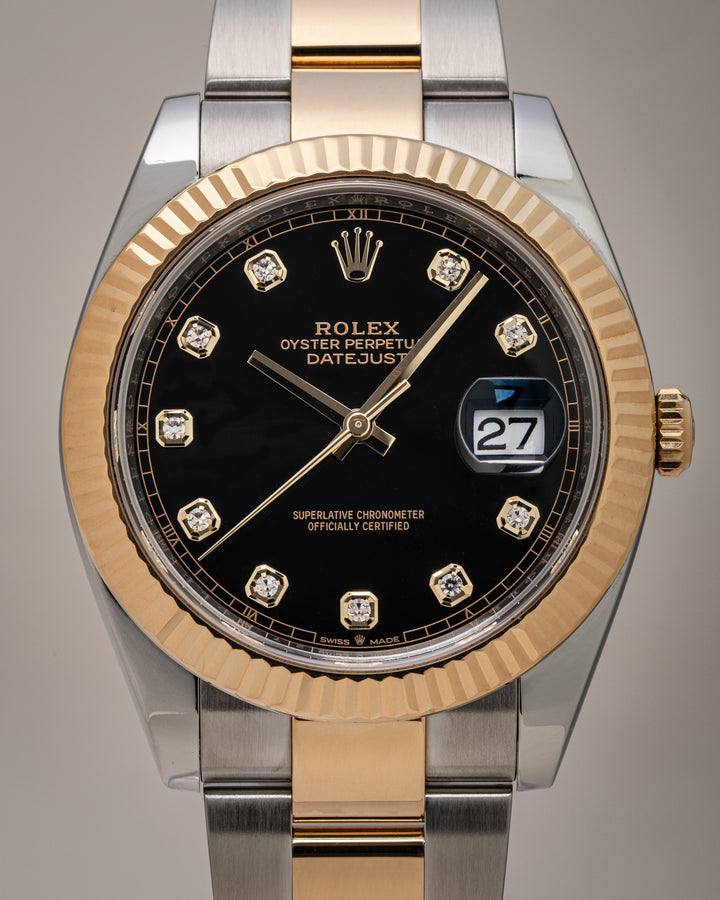 Rolex Stainless Steel and 18k Yellow Gold Datejust 41 (126333)
