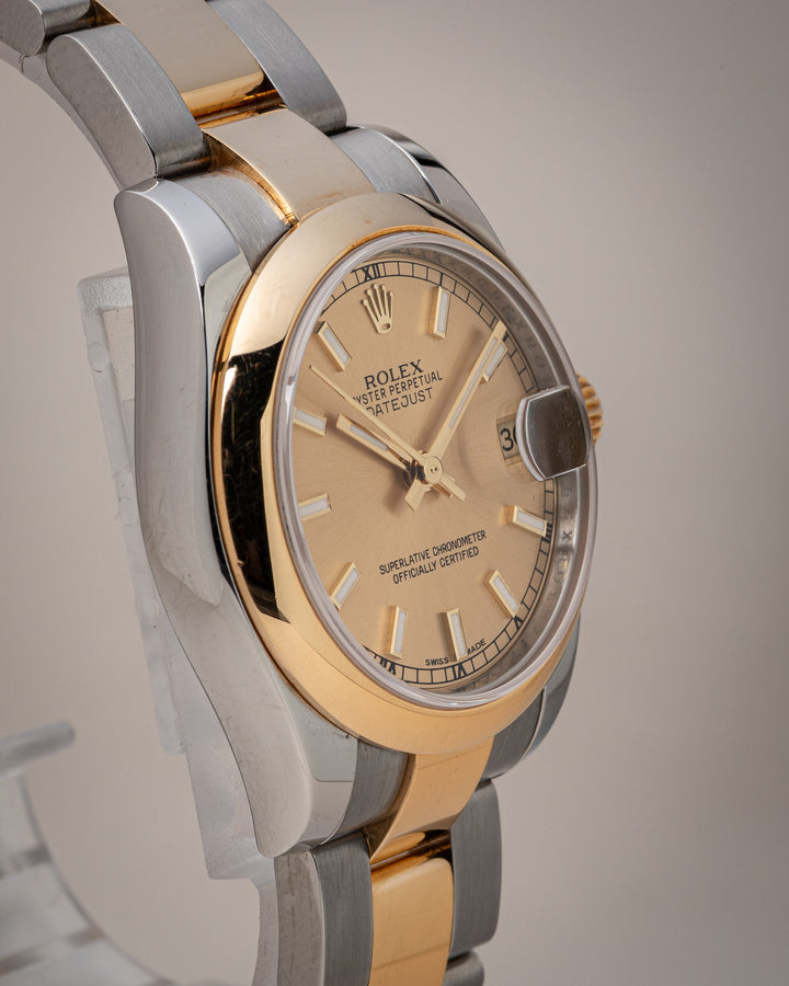 Rolex Stainless Steel and 18k Yellow Gold Women's Datejust (178243)