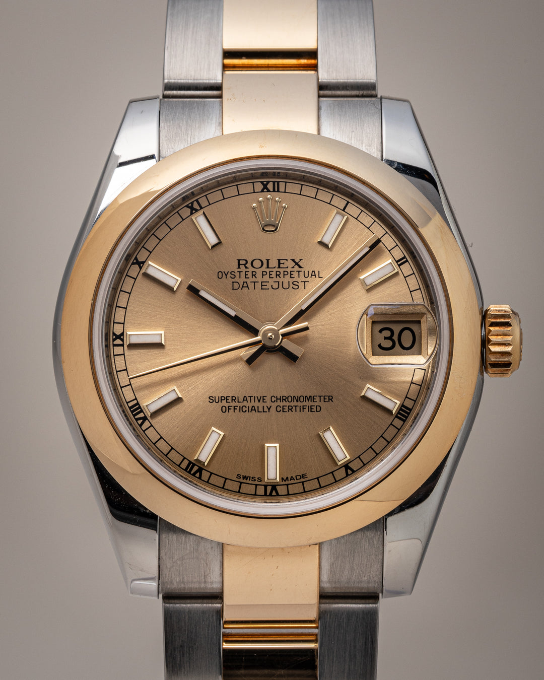 Rolex Stainless Steel and 18k Yellow Gold Women's Datejust (178243)