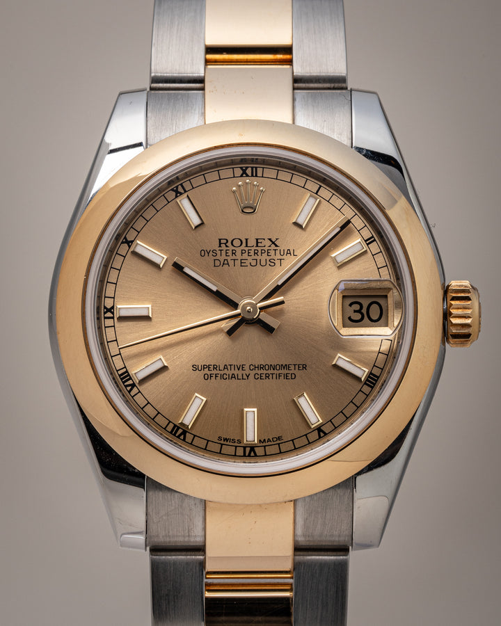 Rolex Stainless Steel and 18k Yellow Gold Women's Datejust (178243)