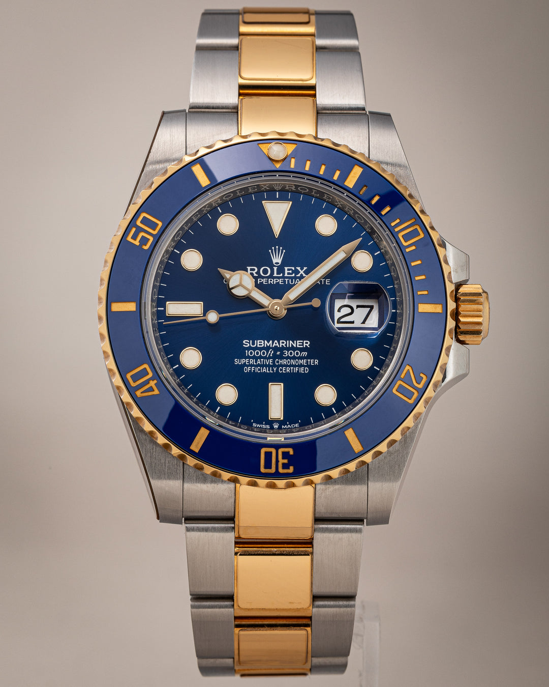 Rolex Stainless Steel and 18k Yellow Gold Submariner Date (126613LB)