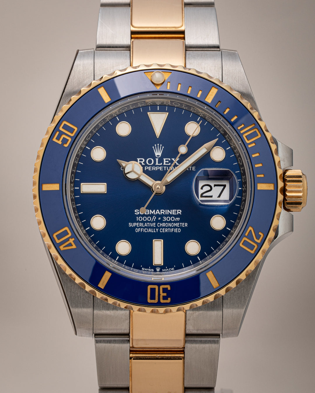 Rolex Stainless Steel and 18k Yellow Gold Submariner Date (126613LB)