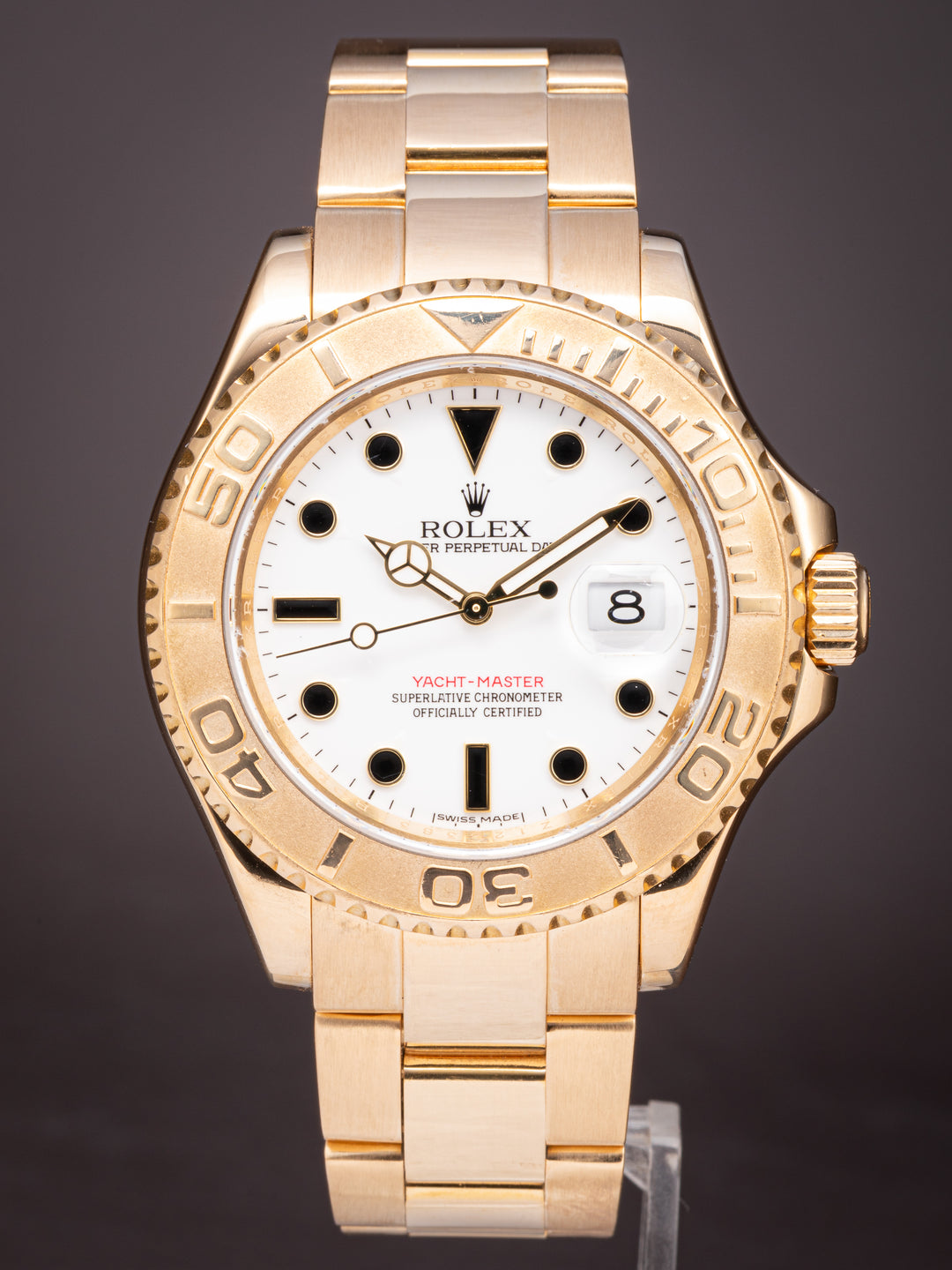 Rolex 18k Yellow Gold Yacht-Master (16628)