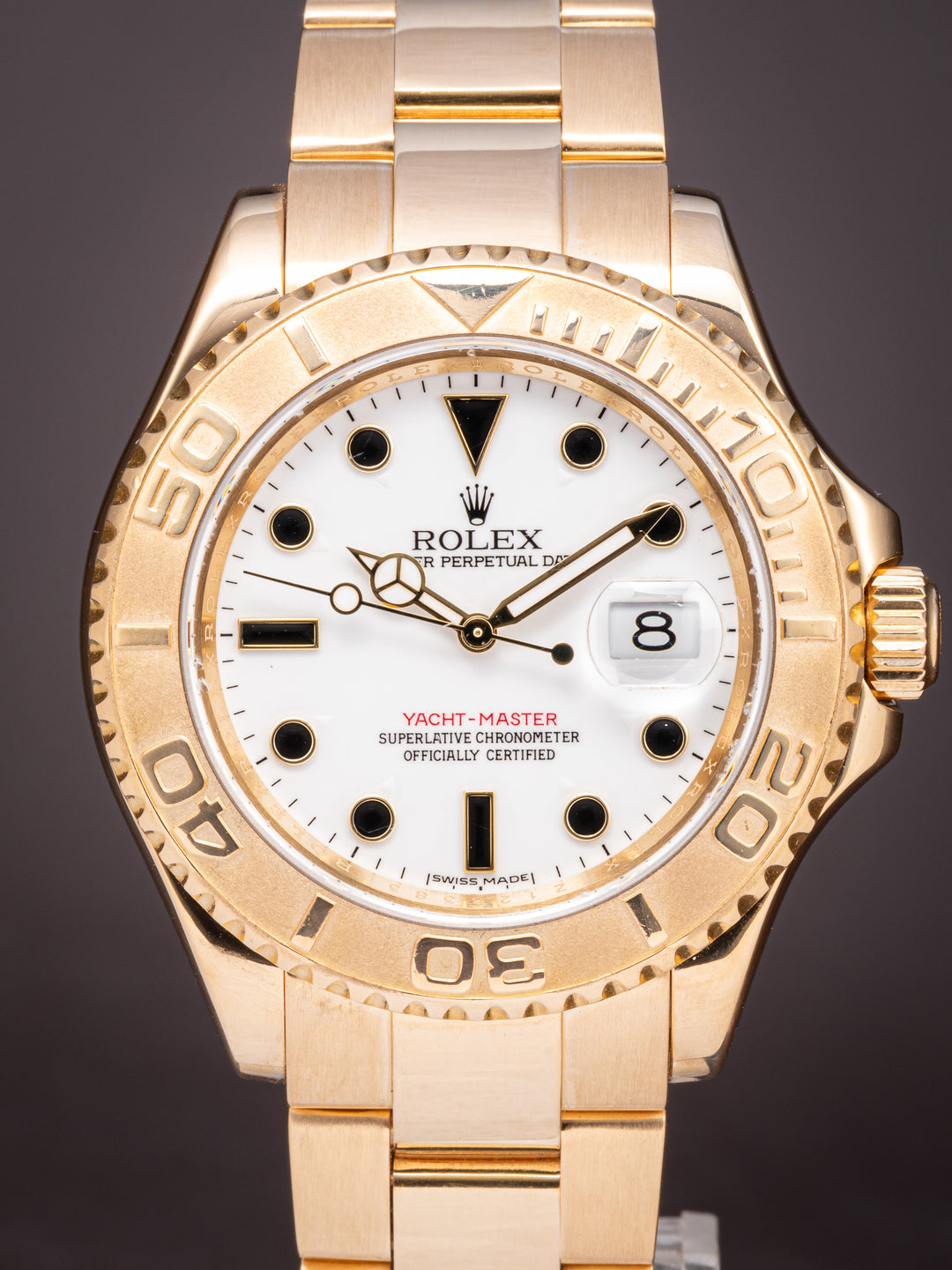 Rolex 18k Yellow Gold Yacht-Master (16628)