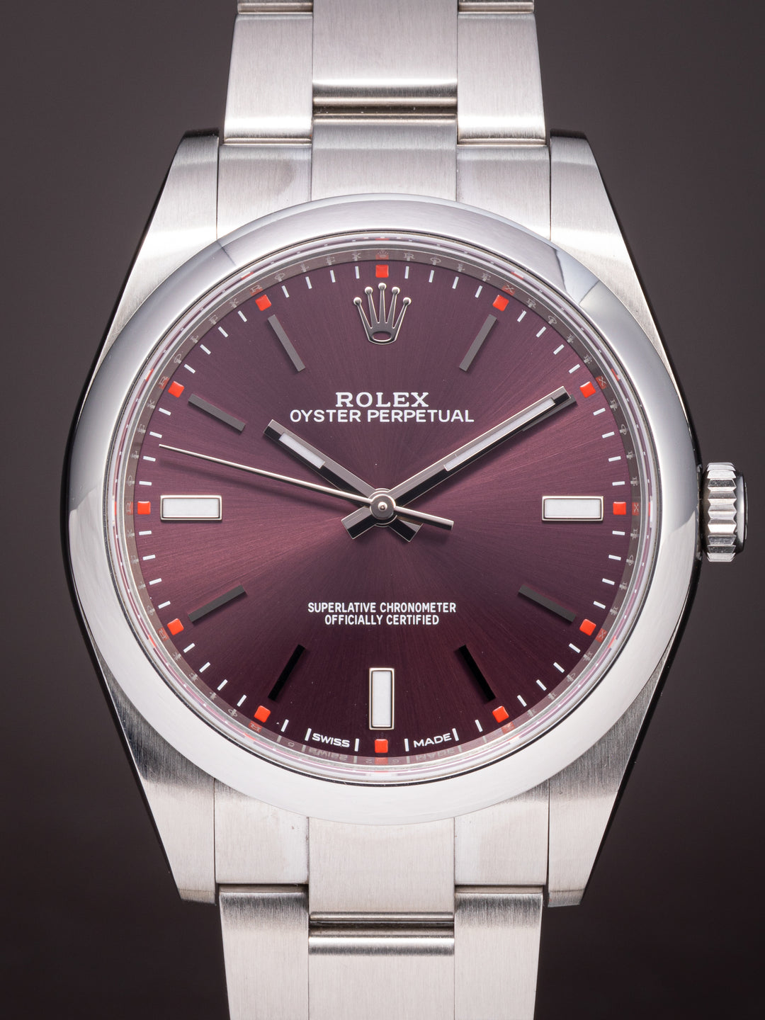 Rolex Stainless Steel Oyster Perpetual 39 (114300)