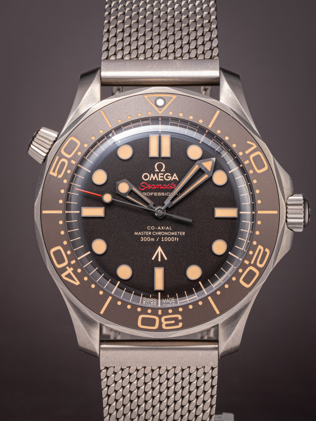 Omega Titanium Seamaster 300M "No Time to Die" 007 Edition (210.90.42.20.01.001)