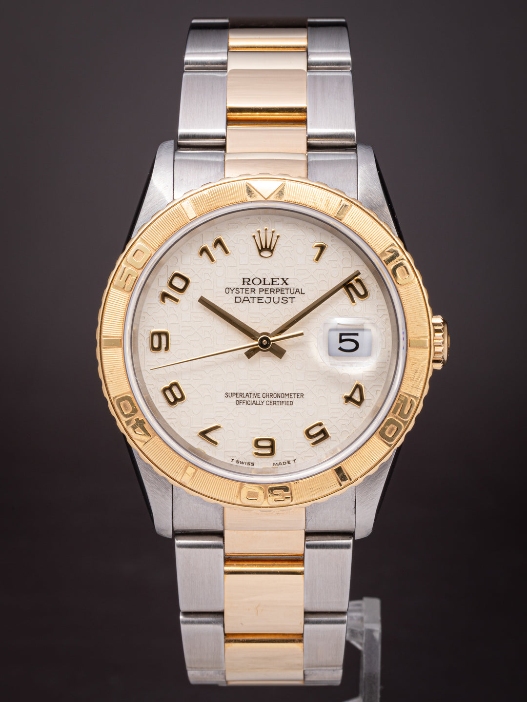 Rolex Stainless Steel and 18k Yellow Gold Datejust Turn-O-Graph (16263)