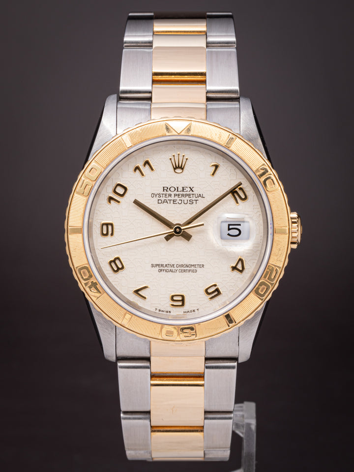 Rolex Stainless Steel and 18k Yellow Gold Datejust Turn-O-Graph (16263)