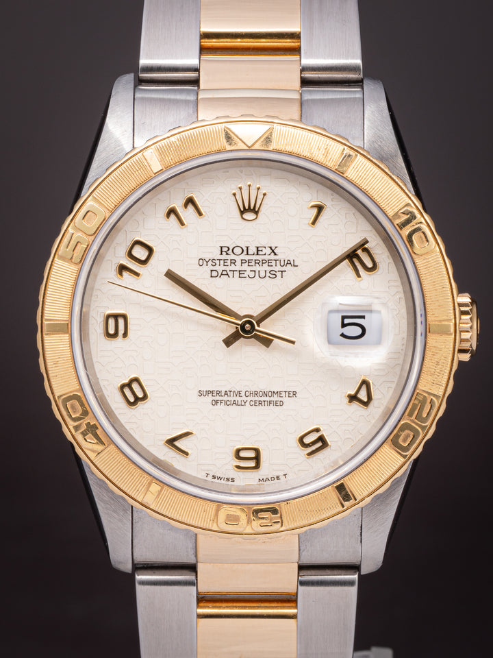 Rolex Stainless Steel and 18k Yellow Gold Datejust Turn-O-Graph (16263)
