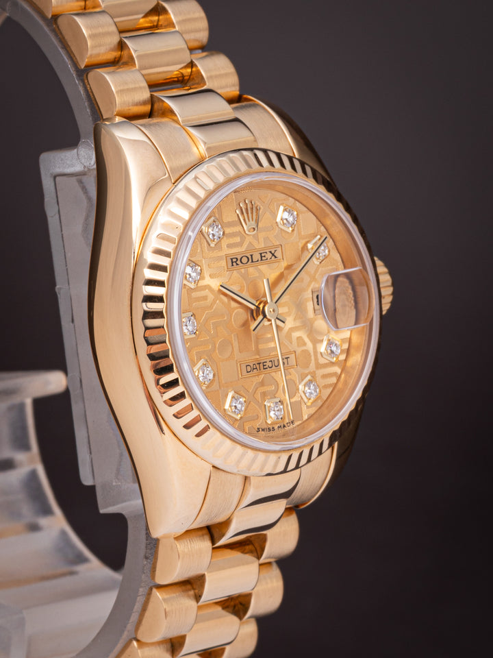 Rolex 18k Yellow Gold Women's Datejust (179178)