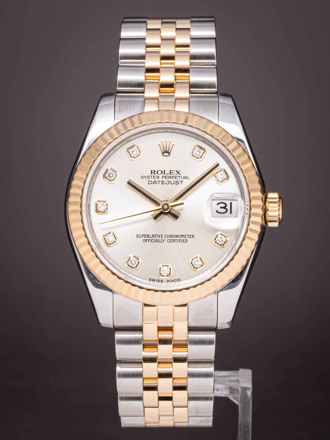 Rolex Stainless Steel and 18k Yellow Gold Women's Datejust (178273)
