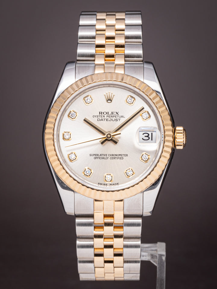 Rolex Stainless Steel and 18k Yellow Gold Women's Datejust (178273)