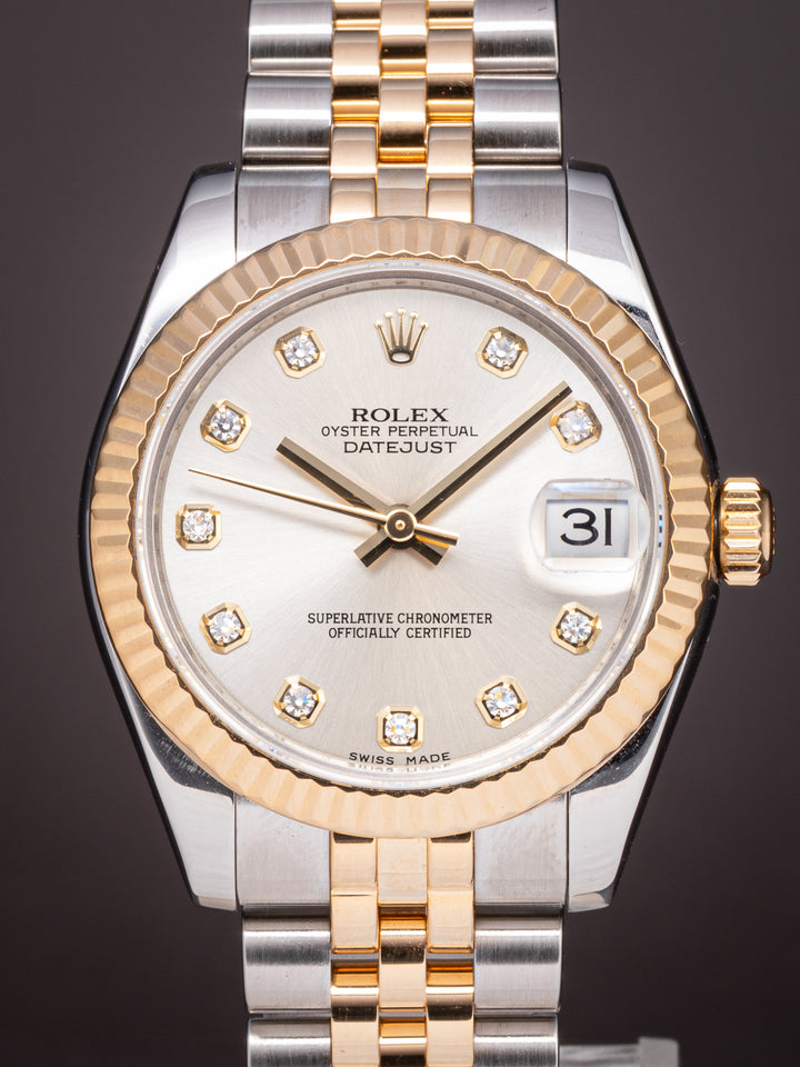 Rolex Stainless Steel and 18k Yellow Gold Women's Datejust (178273)