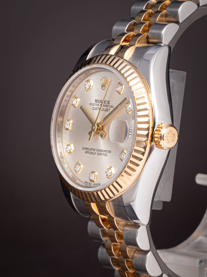 Rolex Stainless Steel and 18k Yellow Gold Women's Datejust (178273)