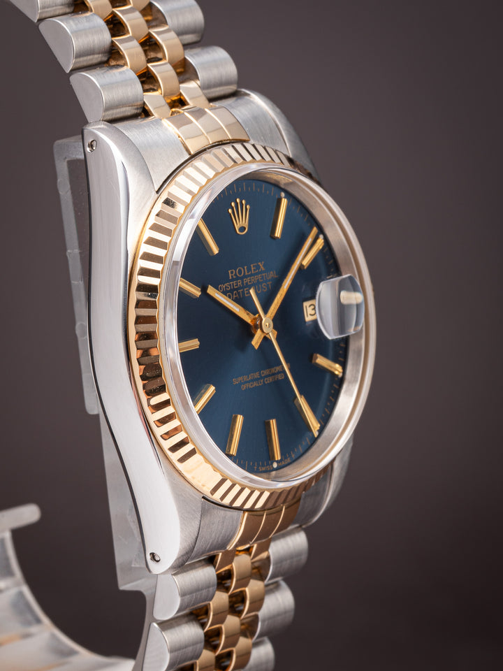 Rolex Stainless Steel and 18k Yellow Gold Datejust (16233)