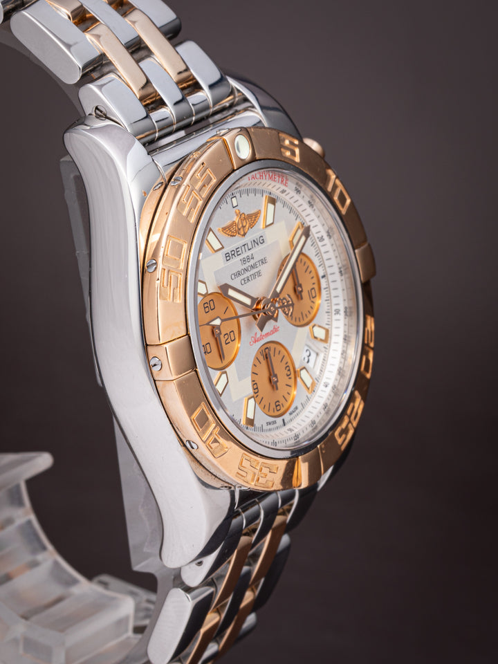 Breitling Stainless Steel and 18k Rose Gold Chronomat 41 (CB0140)