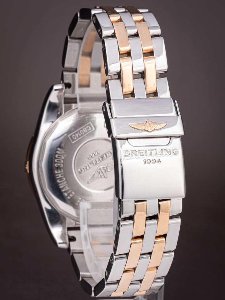Breitling Stainless Steel and 18k Rose Gold Chronomat 41 (CB0140)