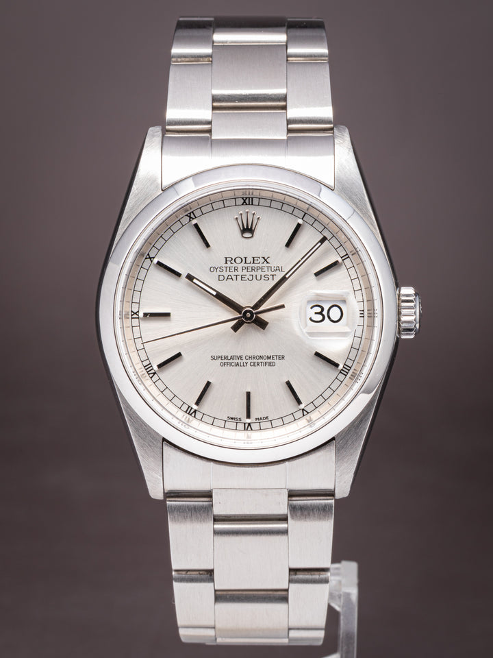 Rolex Stainless Steel Datejust (16200)