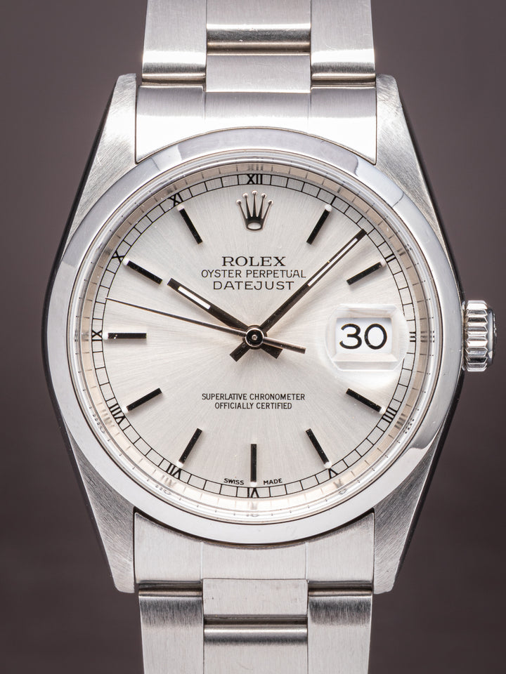Rolex Stainless Steel Datejust (16200)