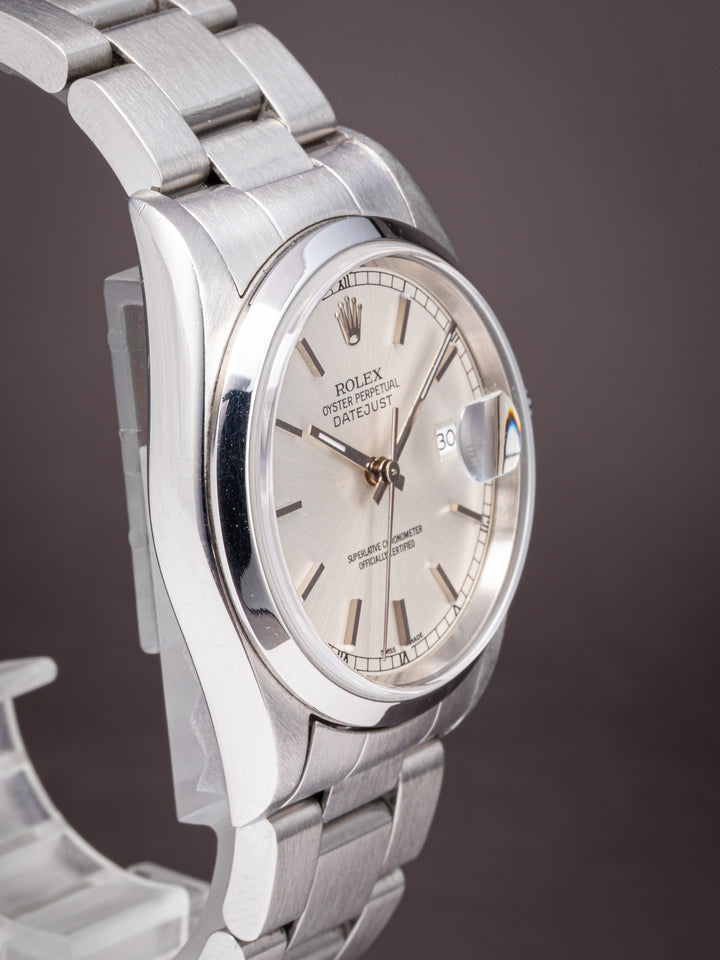 Rolex Stainless Steel Datejust (16200)