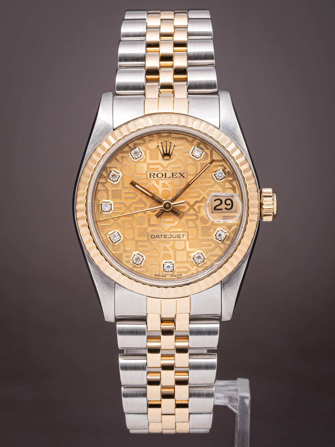 Rolex Stainless Steel and 18k Yellow Gold Women's Datejust (68273)