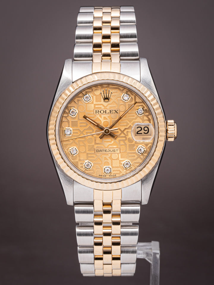 Rolex Stainless Steel and 18k Yellow Gold Women's Datejust (68273)