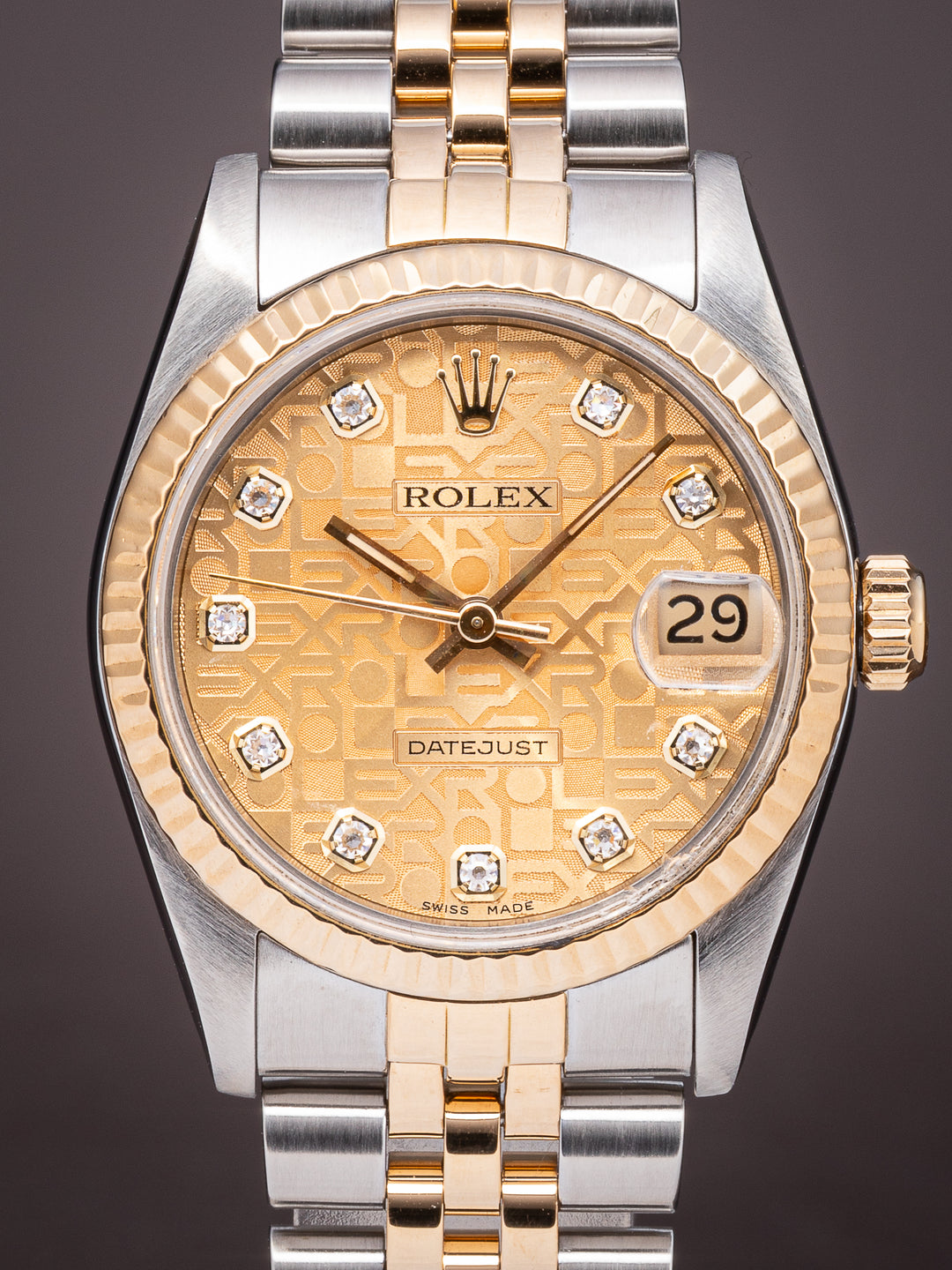 Rolex Stainless Steel and 18k Yellow Gold Women's Datejust (68273)