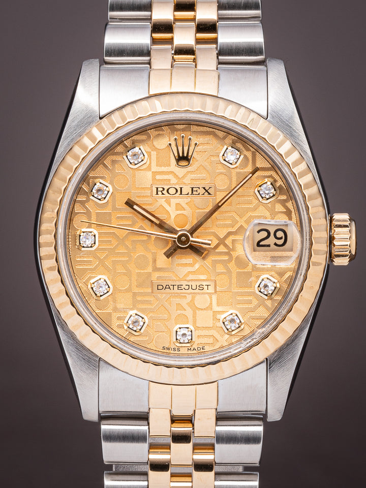 Rolex Stainless Steel and 18k Yellow Gold Women's Datejust (68273)