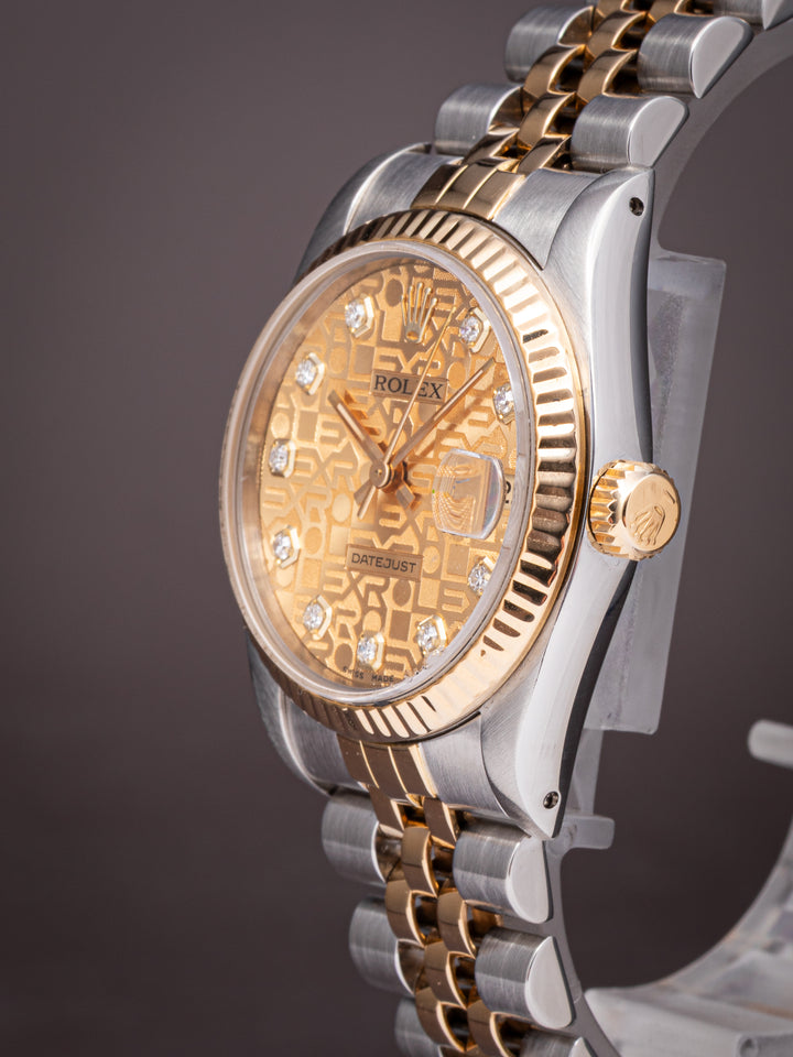 Rolex Stainless Steel and 18k Yellow Gold Women's Datejust (68273)