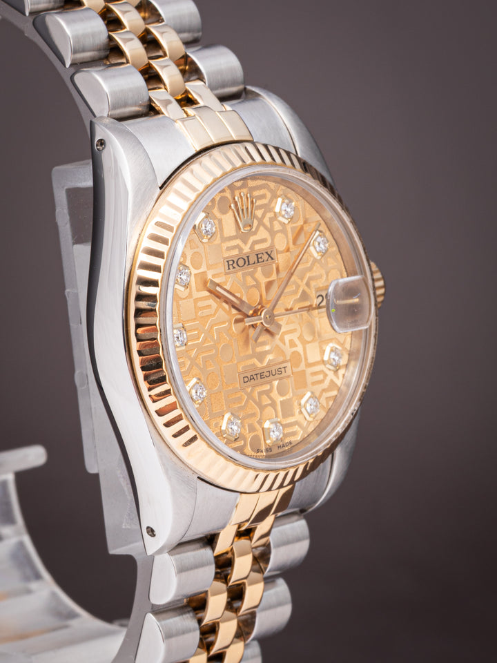 Rolex Stainless Steel and 18k Yellow Gold Women's Datejust (68273)