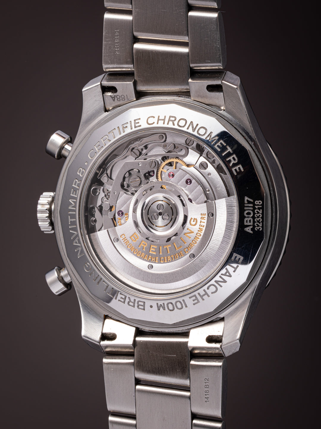 Breitling Stainless Steel Navitimer Aviator 8 B01 Chronograph (AB0117)