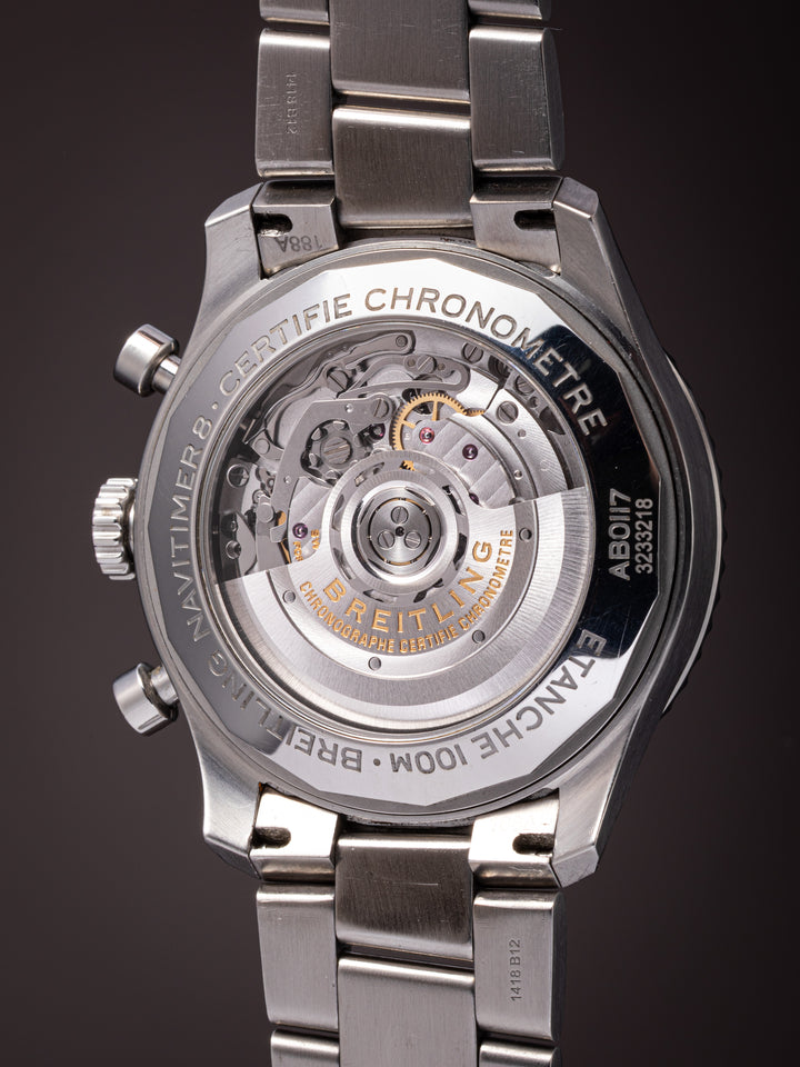 Breitling Stainless Steel Navitimer Aviator 8 B01 Chronograph (AB0117)