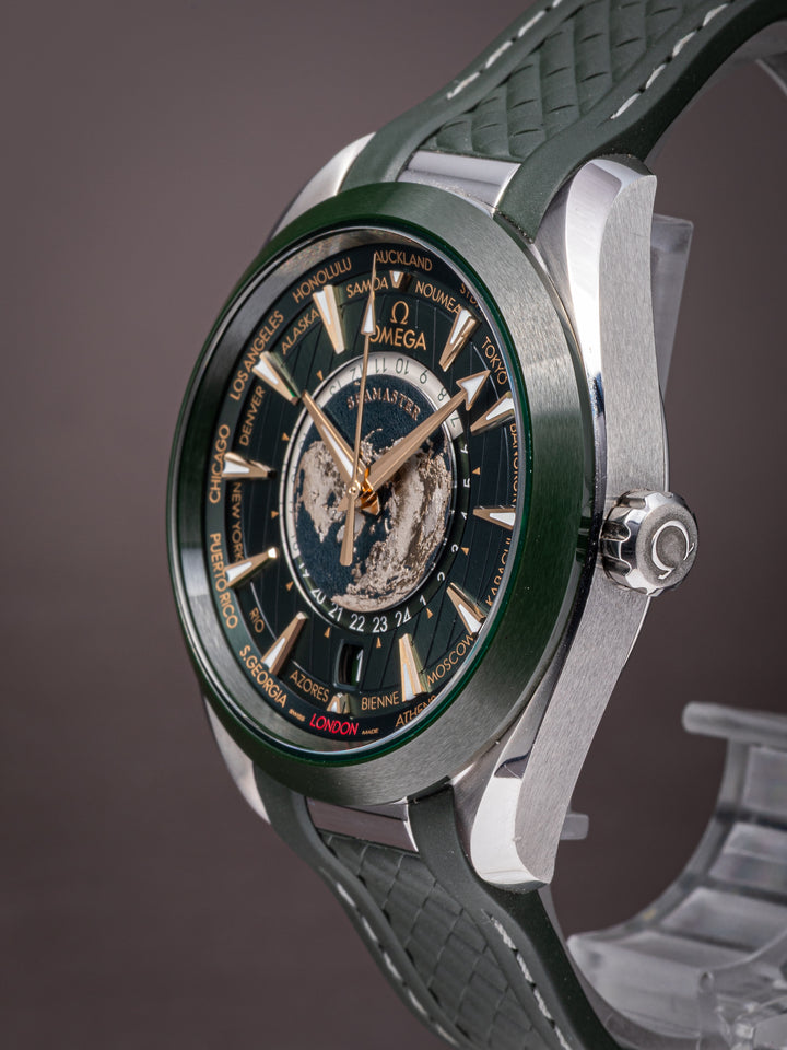 Omega Stainless Steel Seamaster Aqua Terra Worldtimer (220.32.43.22.10.001)