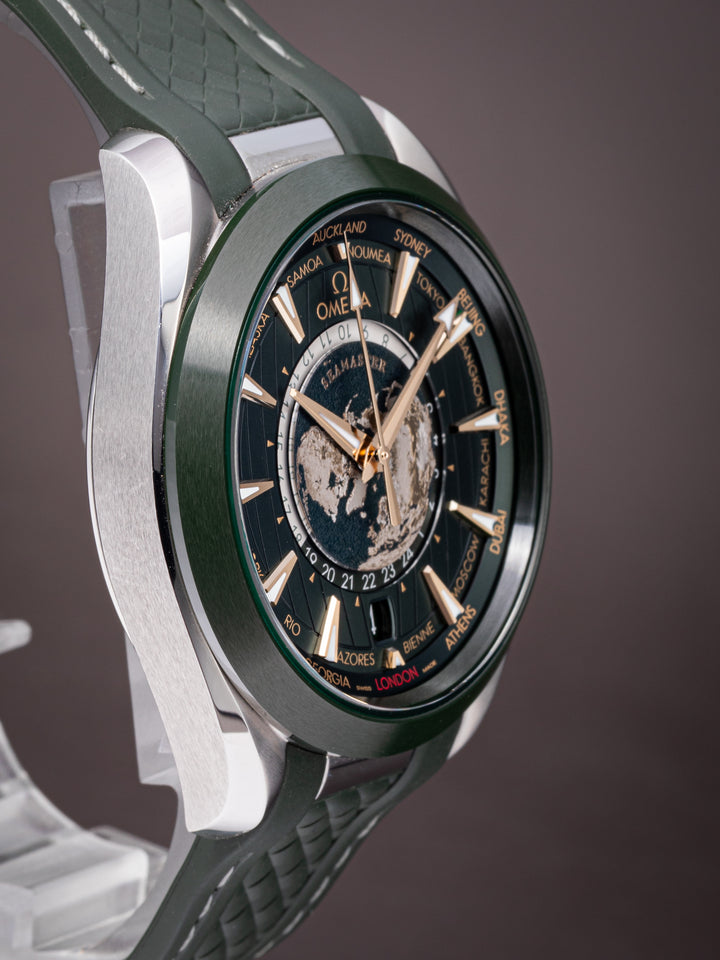 Omega Stainless Steel Seamaster Aqua Terra Worldtimer (220.32.43.22.10.001)