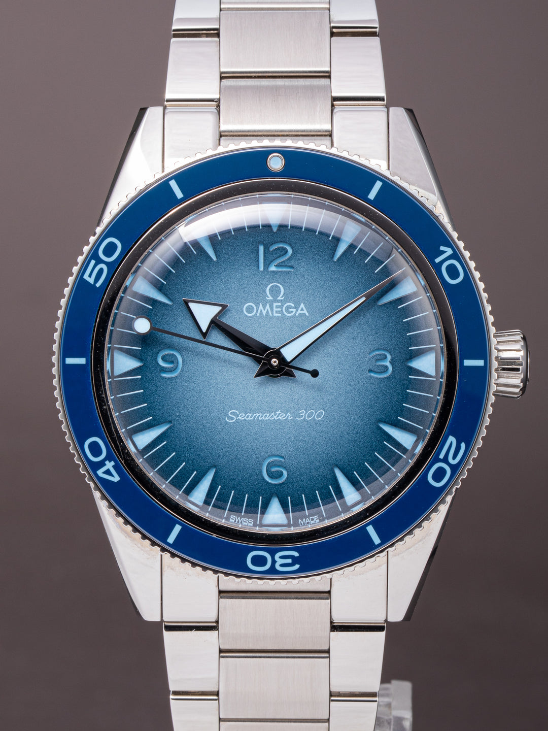 Omega Stainless Steel Seamaster 300 "Summer Blue" (234.30.41.21.03.002)