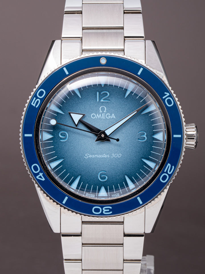 Omega Stainless Steel Seamaster 300 "Summer Blue" (234.30.41.21.03.002)