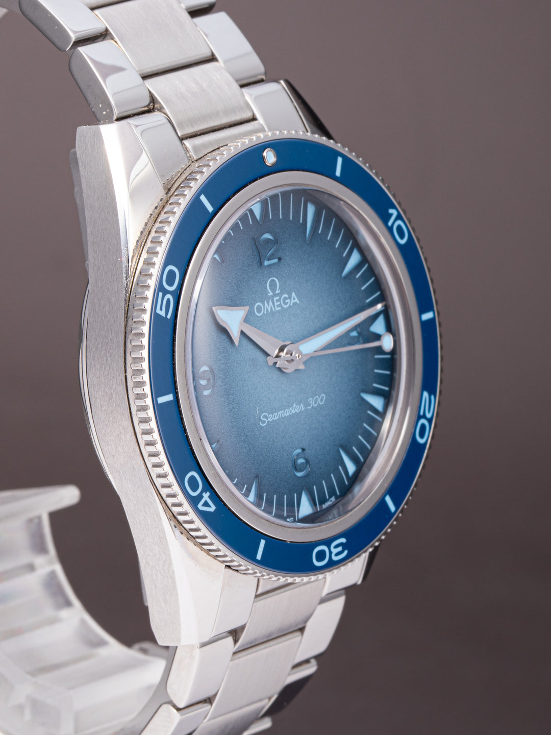 Omega Stainless Steel Seamaster 300 "Summer Blue" (234.30.41.21.03.002)