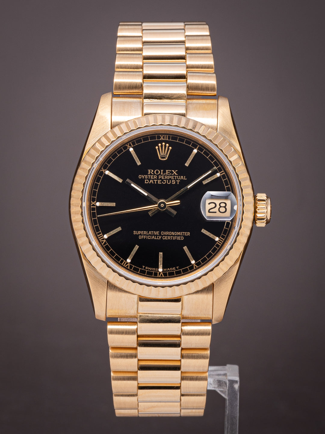 Rolex 18k Yellow Gold Women's Datejust (68278)