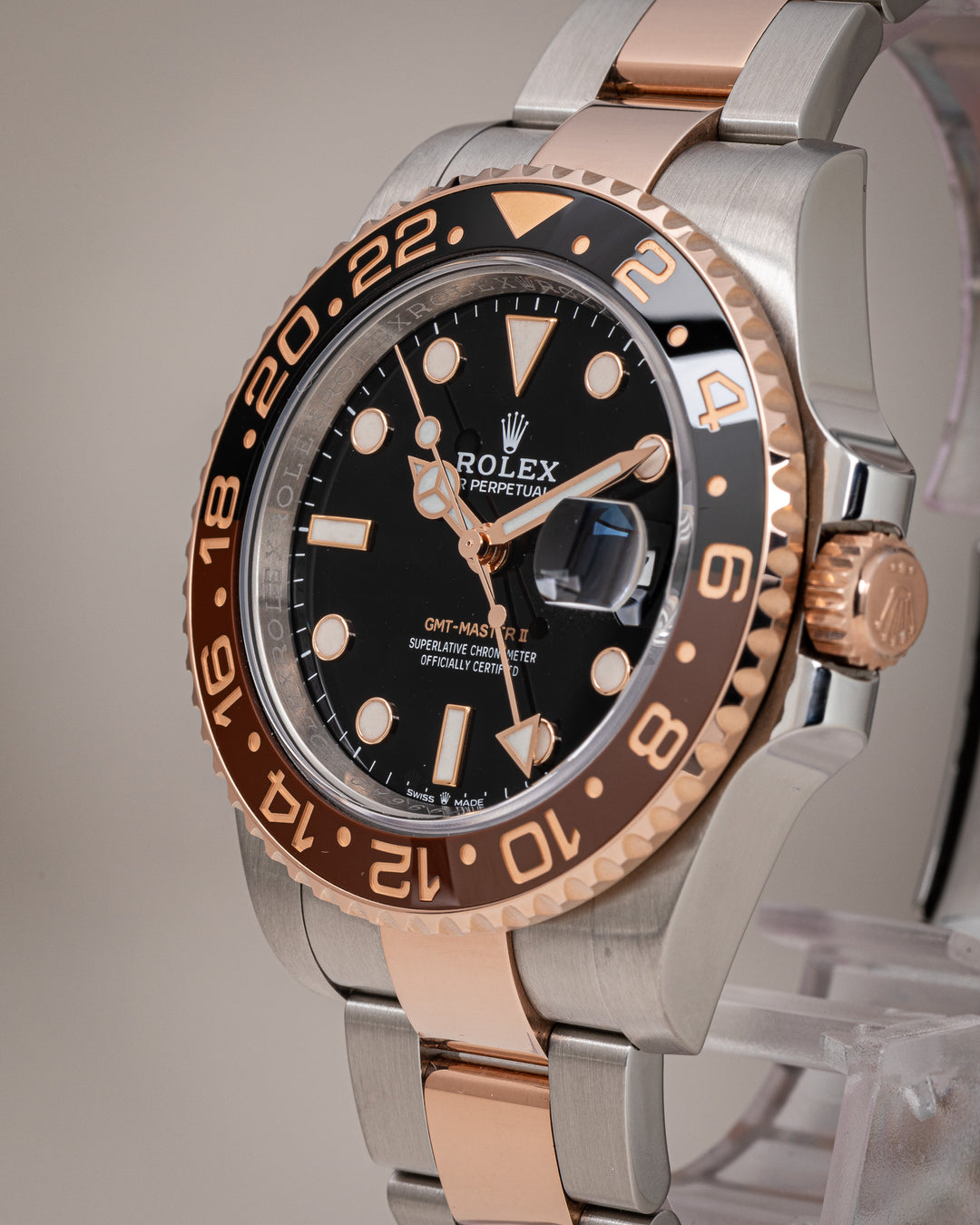 Rolex Stainless Steel and 18k Rose Gold GMT-Master II (126711CHNR)