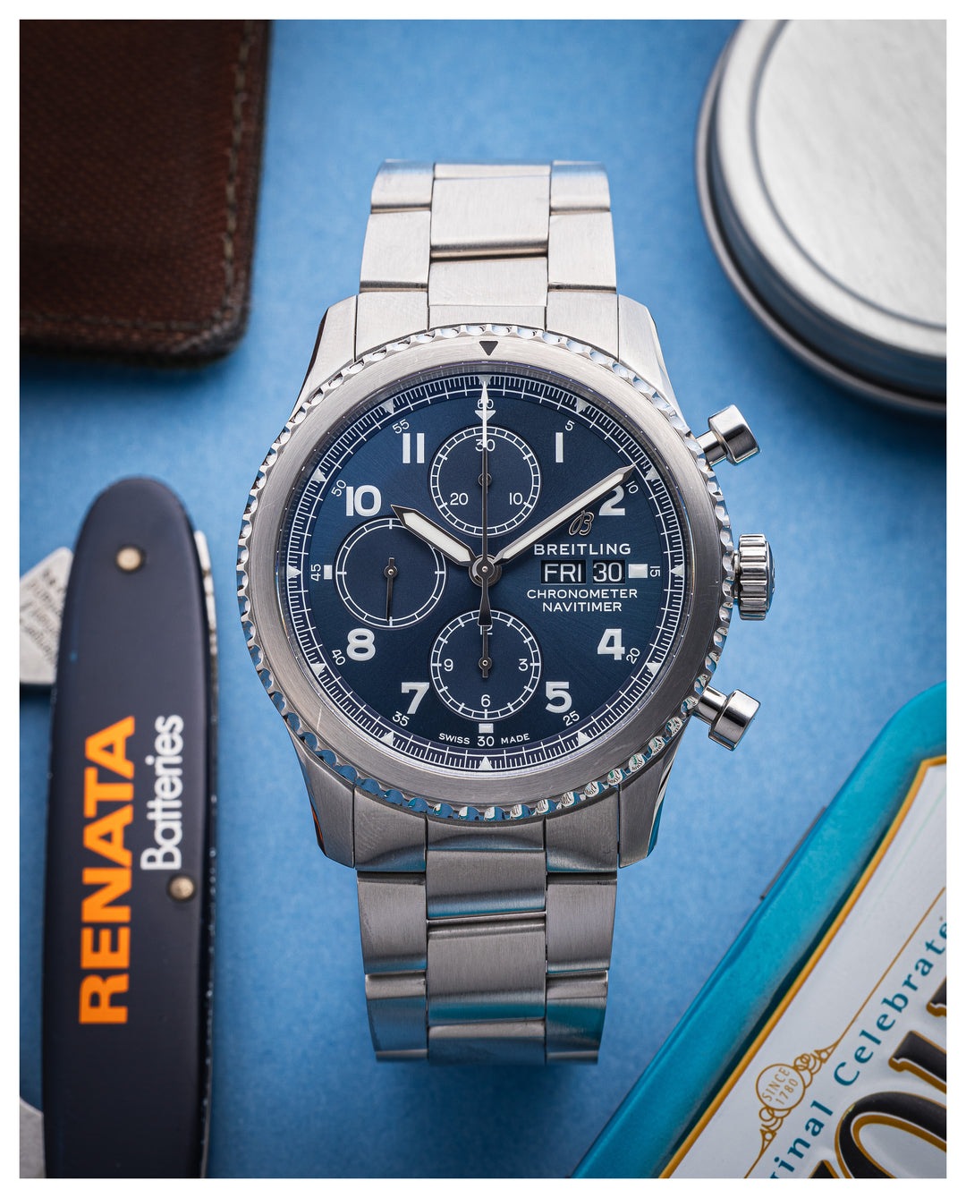 Breitling Stainless Steel Navitimer 8 Chronograph 43 (A13314)