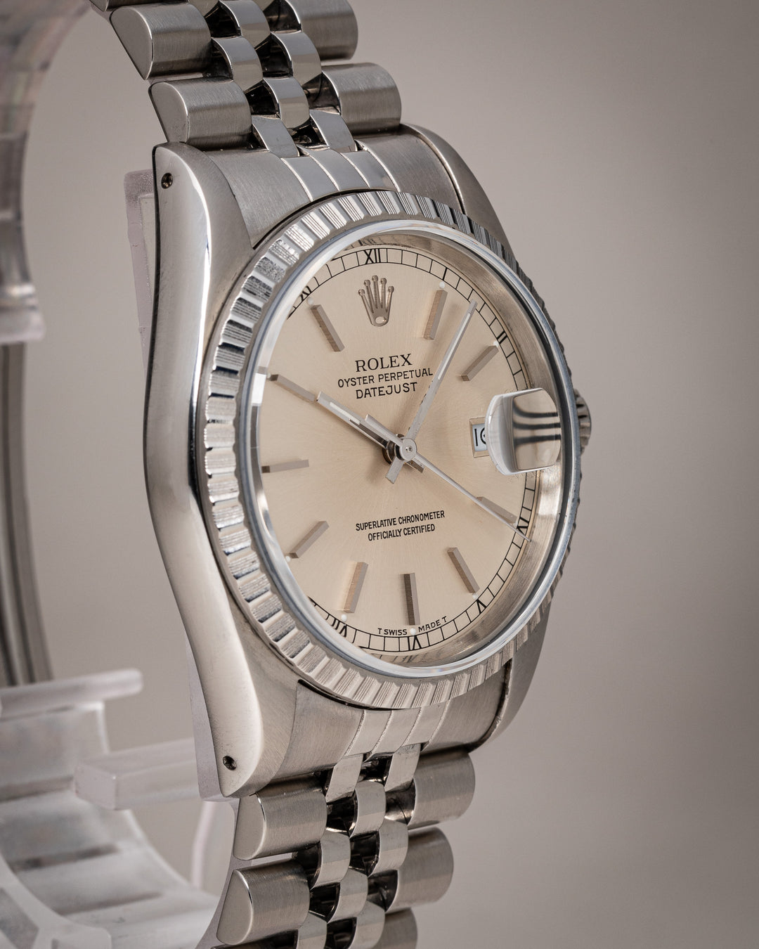 Rolex Stainless Steel Datejust (16220)