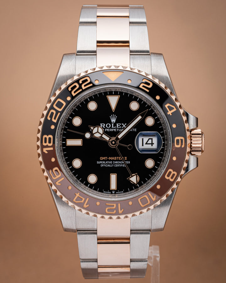 Rolex Stainless Steel and 18k Rose Gold GMT-Master II (126711CHNR)