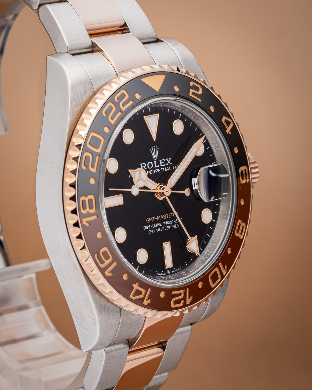 Rolex Stainless Steel and 18k Rose Gold GMT-Master II (126711CHNR)