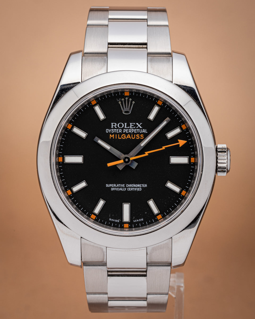 Rolex Milgauss 116400 – Black Dial Anti-Magnetic Watches Etc