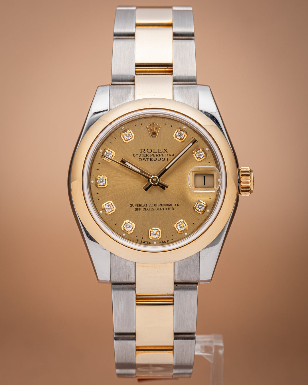 Rolex Stainless Steel and 18k Yellow Gold Women's Datejust (178243)