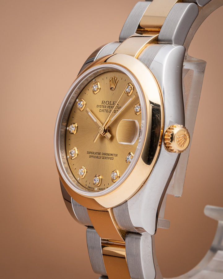 Rolex Stainless Steel and 18k Yellow Gold Women's Datejust (178243)
