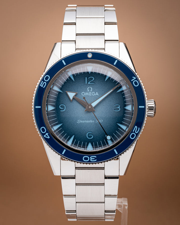 Omega Stainless Steel Seamaster 300 "Summer Blue" (234.30.41.21.03.002)