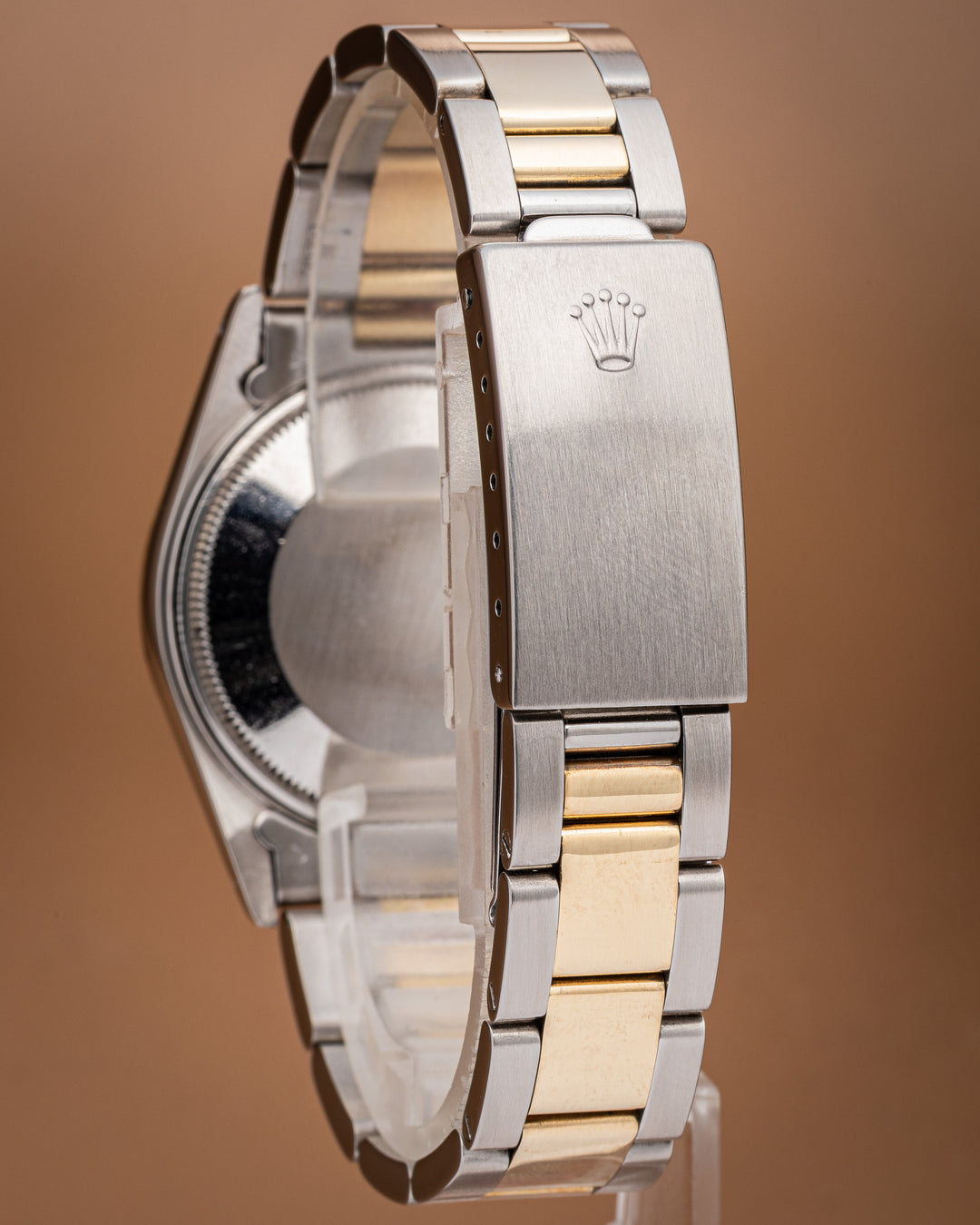 Rolex Stainless Steel and Yellow Gold Date (15053)
