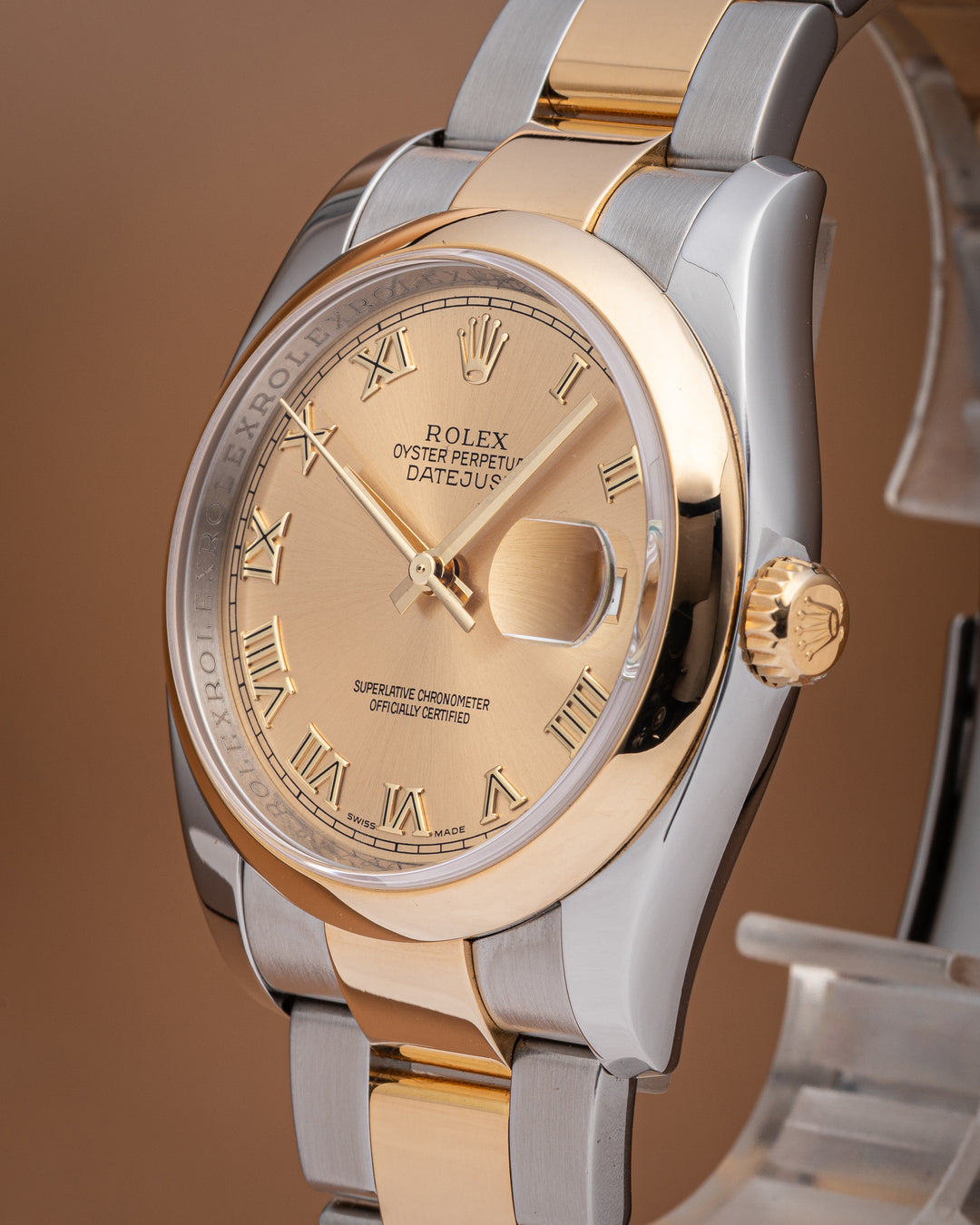 Rolex Stainless Steel and 18k Yellow Gold Datejust (116203)