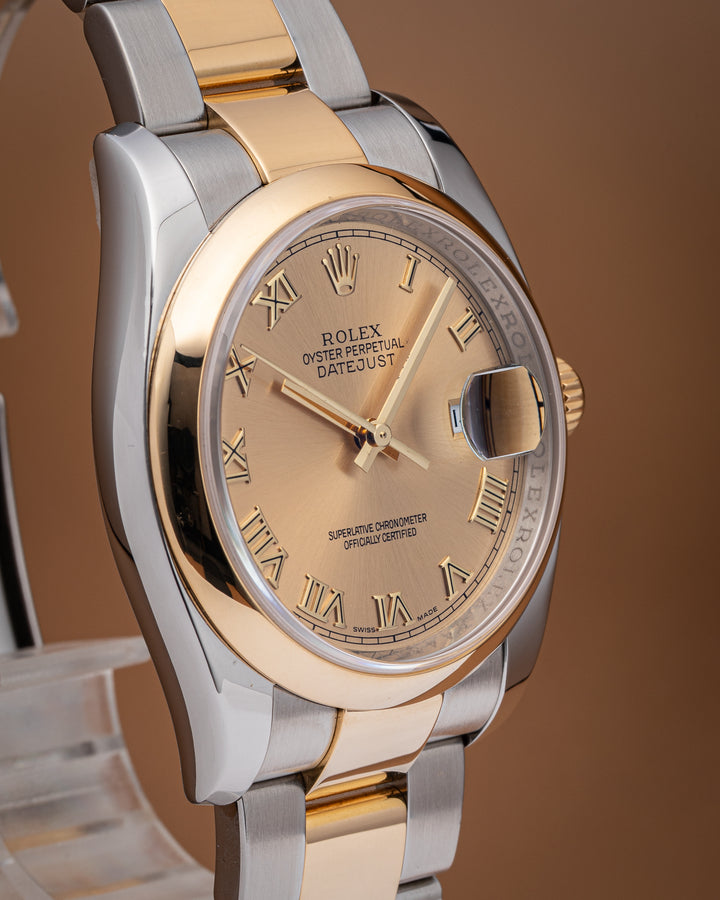 Rolex Stainless Steel and 18k Yellow Gold Datejust (116203)